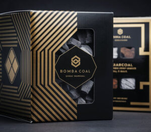 A Stylish Box Design of Bomba Coal Coconut Charcoal